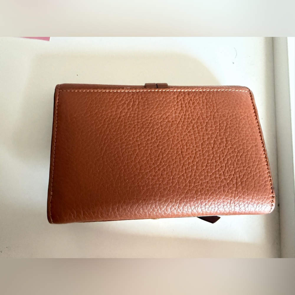Chloe Brown Leather Wallet - Picture 2 of 6